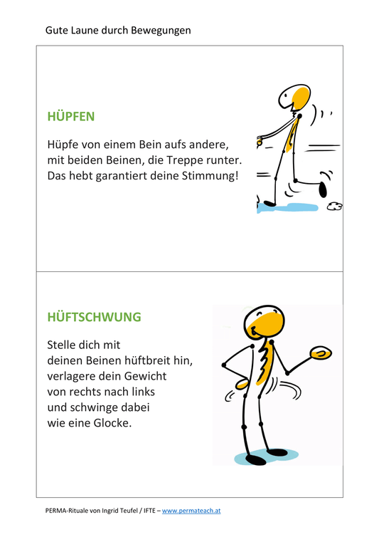 PERMA Embodiment Stationen
