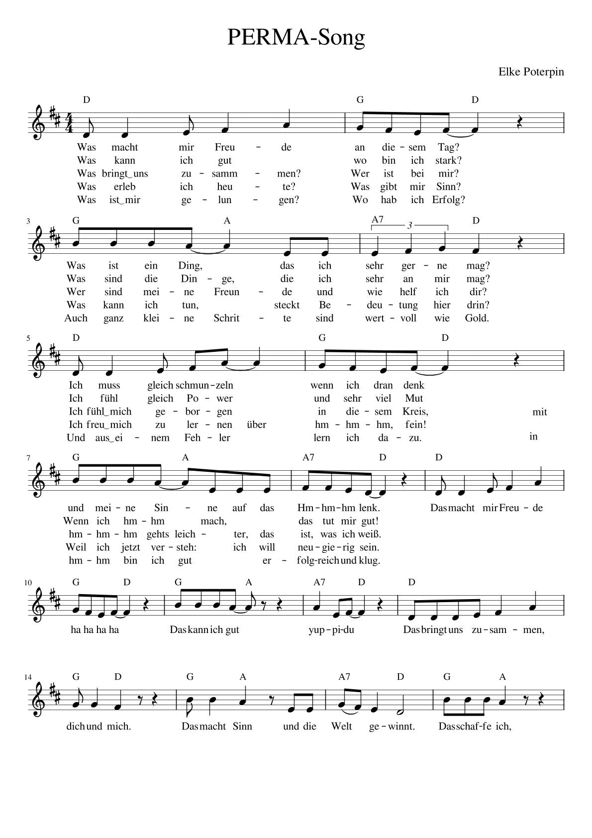 PERMA-Song (digital)