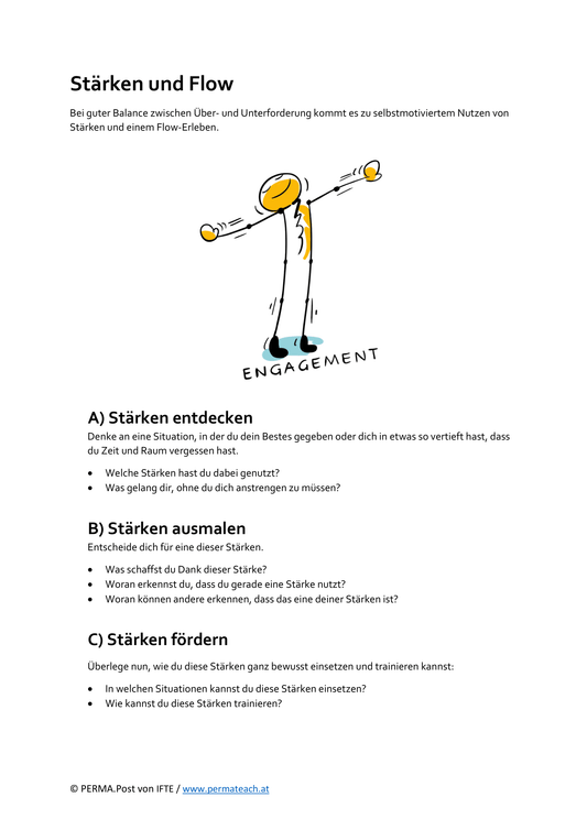 Stärken und Flow