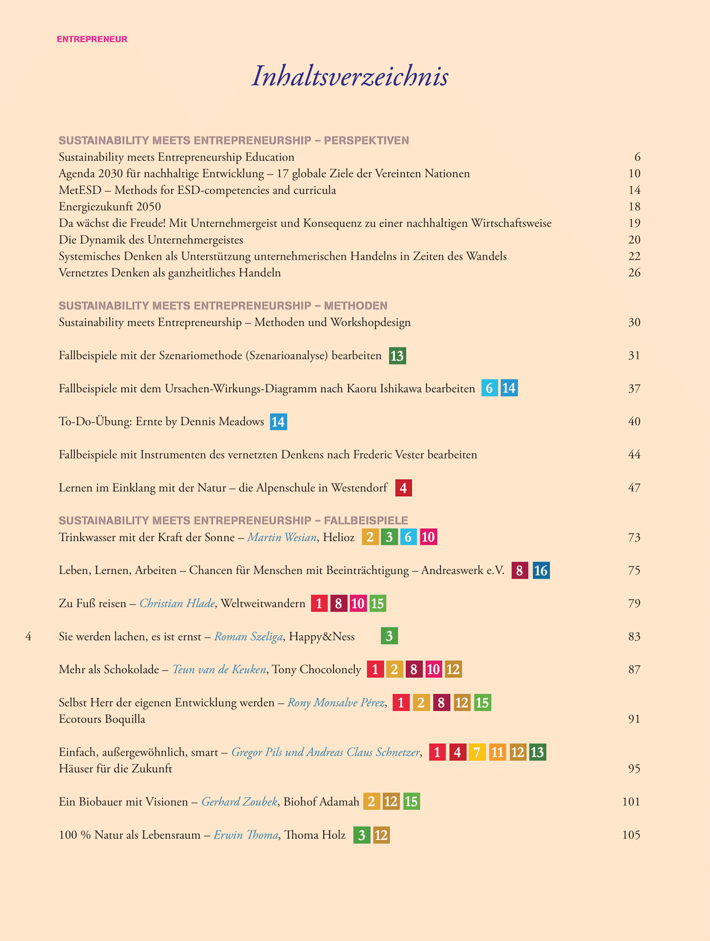 Sustainability meets Entrepreneurship (digital)