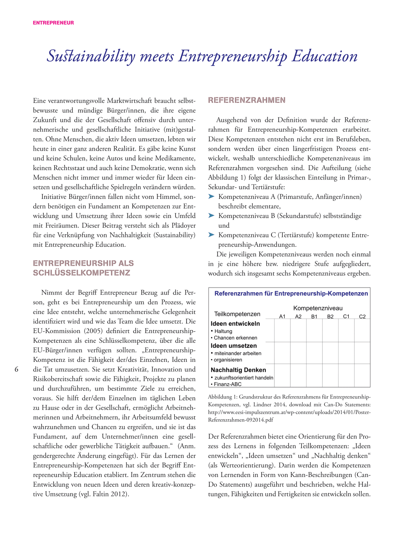 Sustainability meets Entrepreneurship (digital)