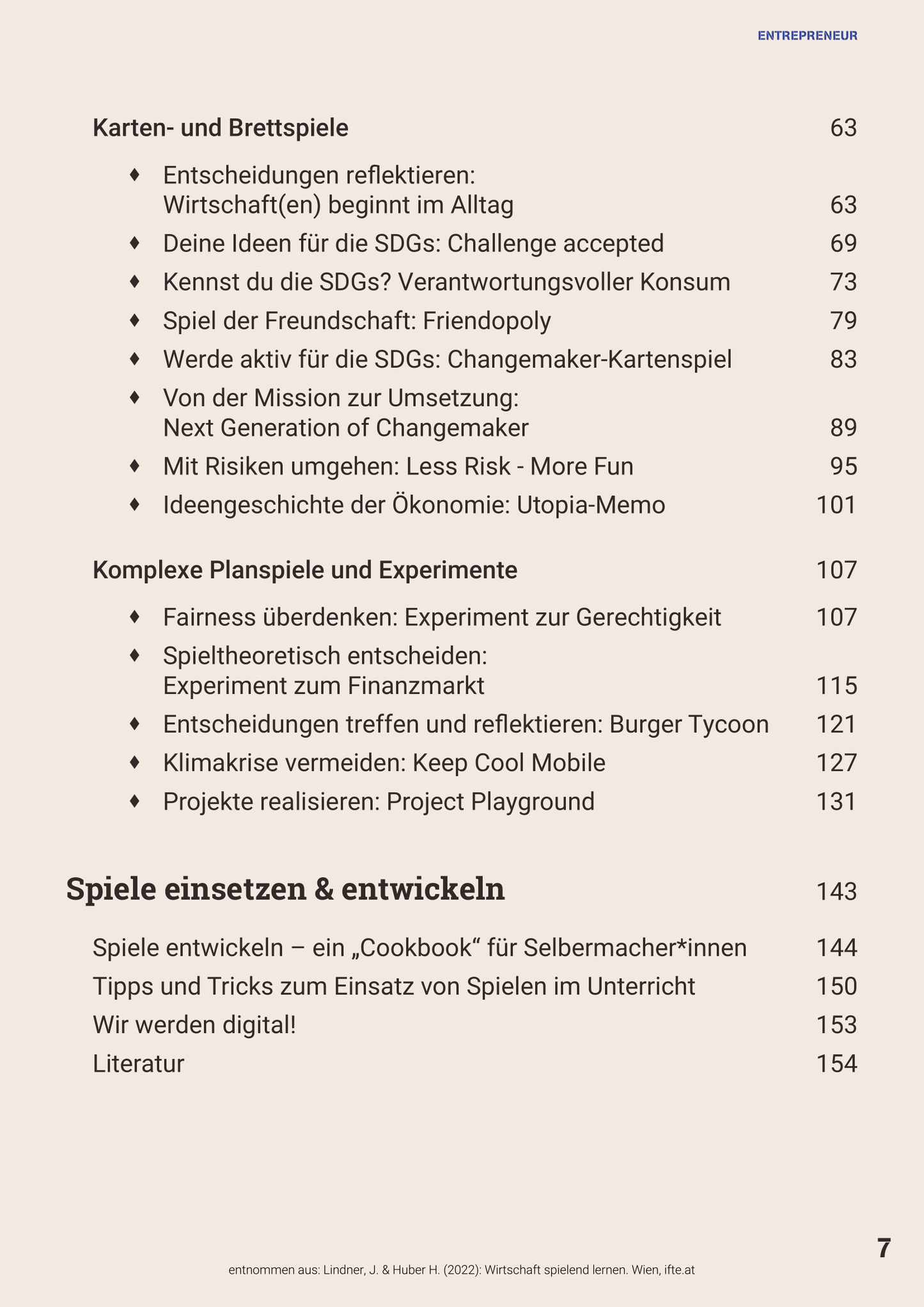 Wirtschaft spielend lernen