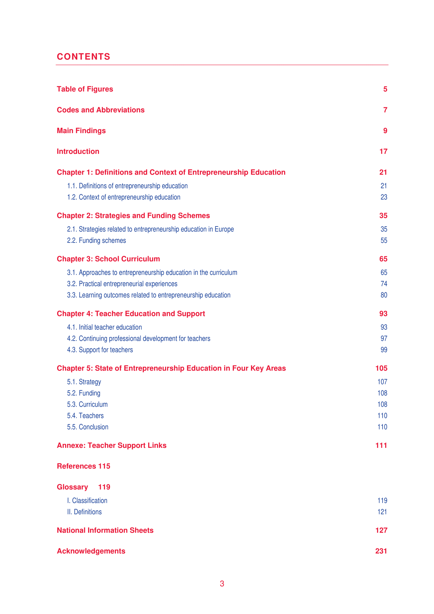 Entrepreneurship education in European schools